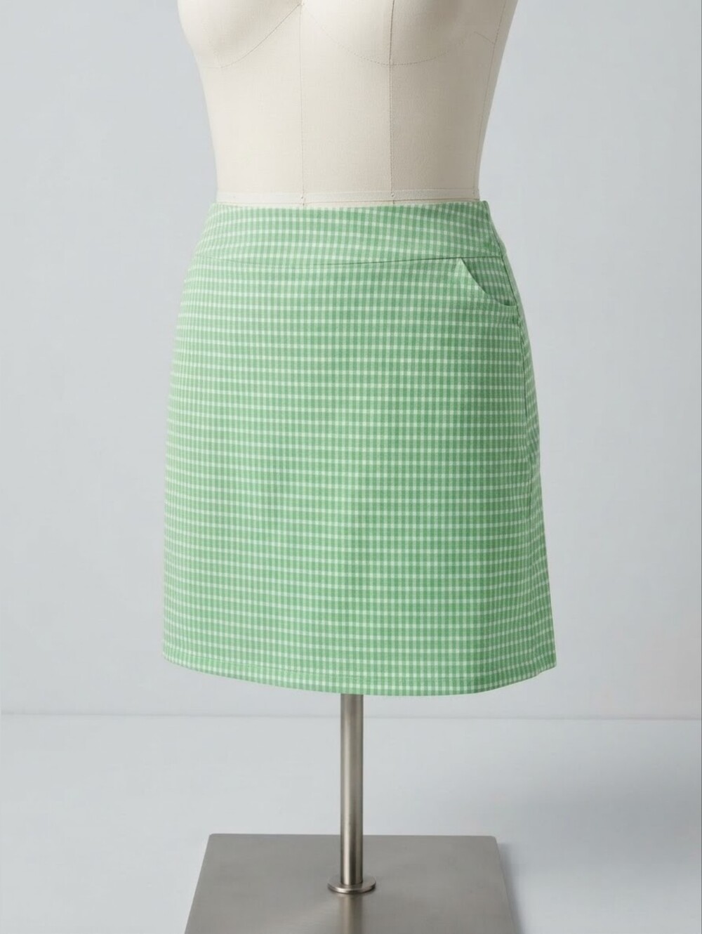 Lilly Pulitzer Luxletic Green Gingham Skort – Size 16